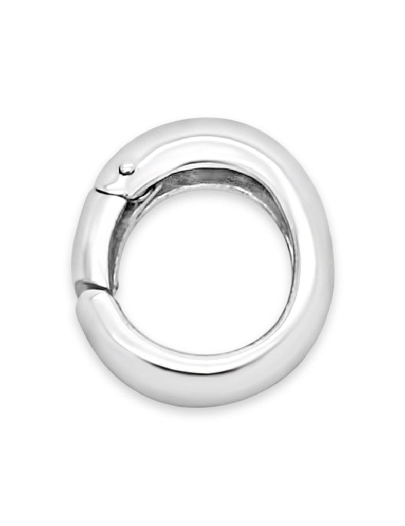 Klickschloss oval kantig halbgefüllt 15x19 mm - Shanti Enterprise AG