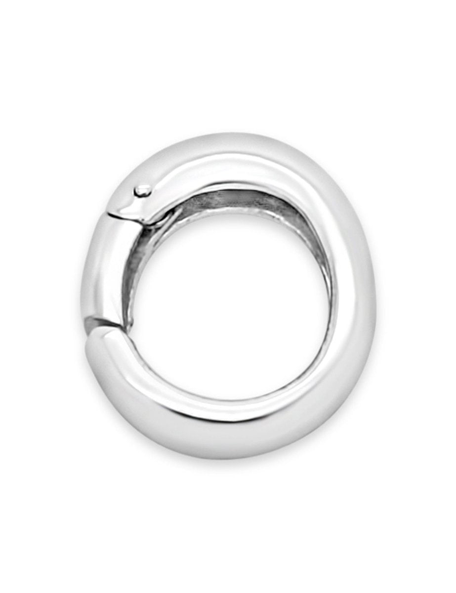 Klickschloss oval kantig halbgefüllt 15x19 mm - Shanti Enterprise AG