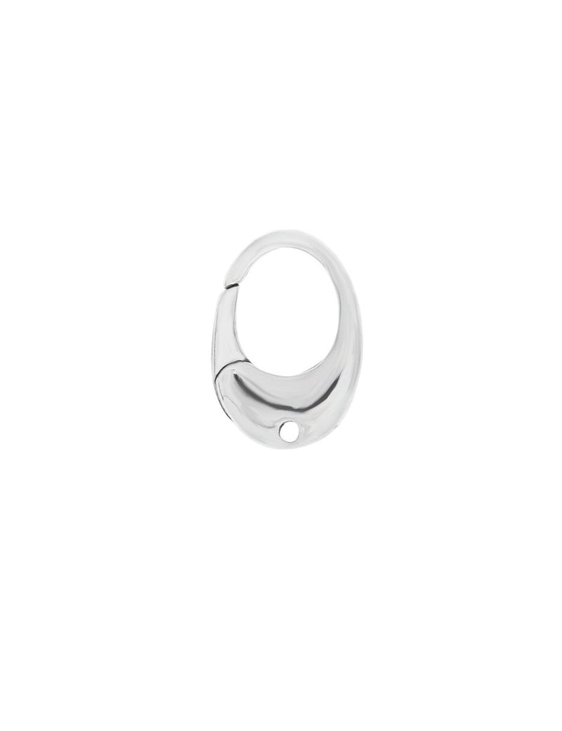 Klickschloss oval mit breit exclusive Verarbeitung mit Loch für Öse - Shanti Enterprise AG