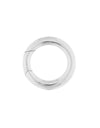 Klickschloss poliert 4 mm dick Oeffnung nach innen Silber 925 - Shanti Enterprise AG