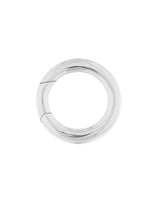 Klickschloss poliert 4 mm dick Oeffnung nach innen Silber 925