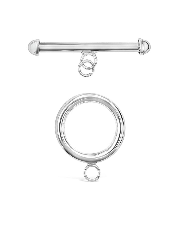 Knebelverschluss Silber 48x48 mm 2-teilig - Shanti Enterprise AG