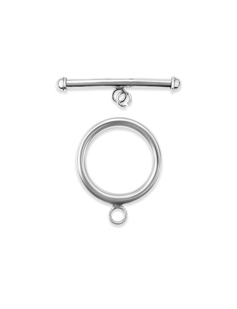 Knebelverschluss Silber geschwärzt 48x53 mm verzie rt 2-teilig - Shanti Enterprise AG