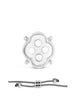 Knopf Silber hell Blume14 mm mit 4 Löchern iD 1.8 mm 1 Pack = 4 Stk. ca. 4 gr. - Shanti Enterprise AG