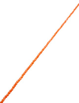 Korallen Strang dunkel lachs 2.3 mm rund Kugeln facettiert gefärbt