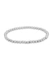 "Kugel Armband poliert 18 cm auf Elast 2 mm / 3 mm / 4 mm in Silber 925 / Silber 925 gelb vergoldet - Shanti Enterprise AG