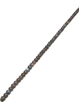 Labradorit Strang blau-grün facettiert 6 mm AAA (rund 5.8-6.1 mm)
