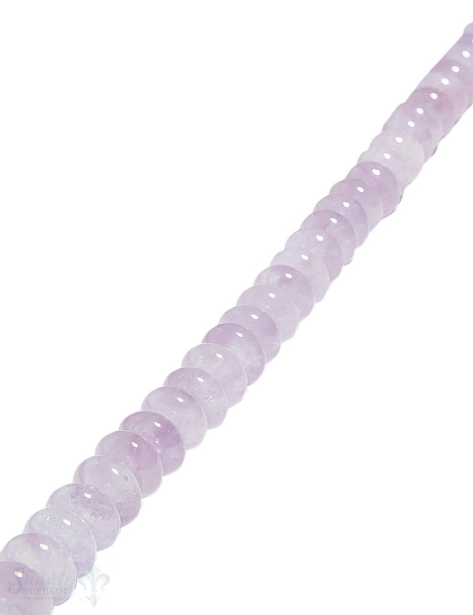Lavendelquarz Strang lavendel poliert Buttons 10mm A (10,0-10,3 mm) - Shanti Enterprise AG