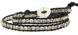 Leather Wrap Bracelet: Velvor 3 x Handgelenk