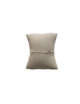 Leinen grau Kissen  10 x 7 cm 2 Stk / Pack