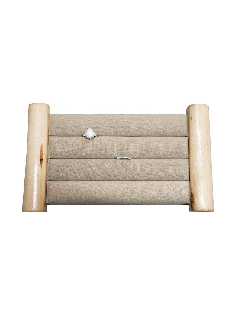 Leinen grau Ringbrett 32x18 cm - Shanti Enterprise AG