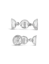 Magnetschloss mit 2 Kappen und Kreuz Silber 925