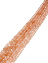 Mondsteinkette apricot 40-42 cm lang poliert