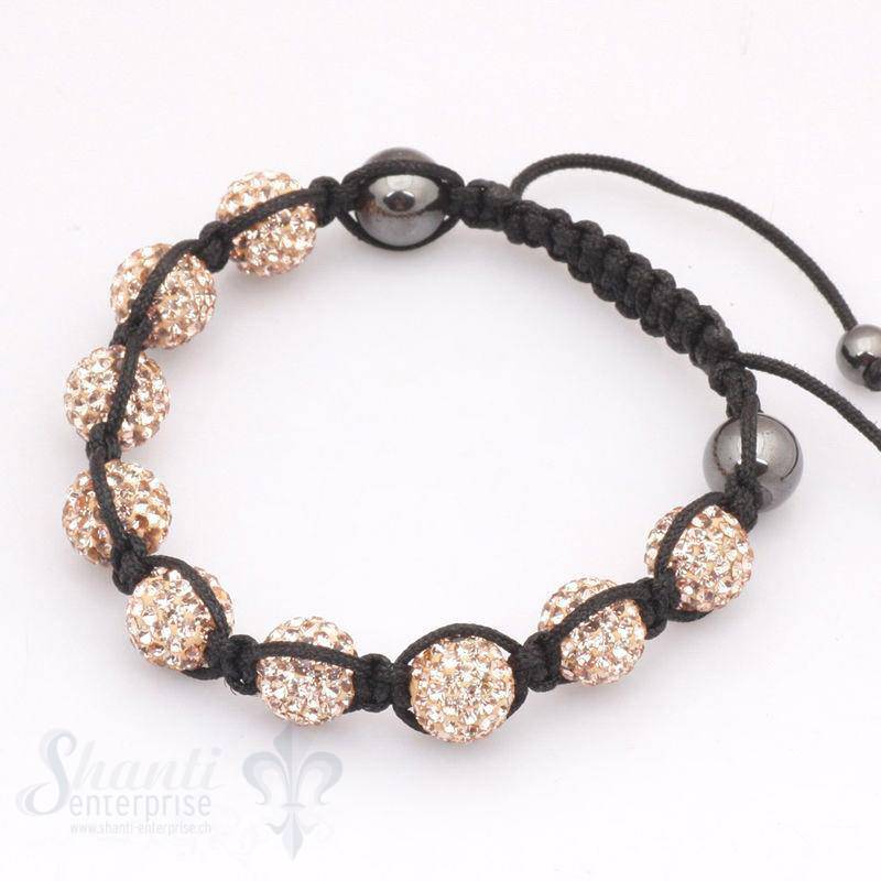 Moon Bracelet: peach 1 x Handgelenk - Shanti Enterprise AG