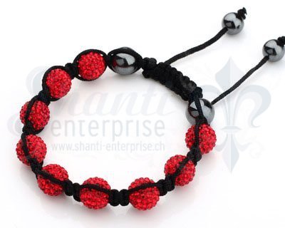 Moon Bracelet: red 1 x Handgelenk - Shanti Enterprise AG