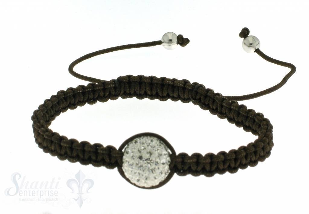 Moon Bracelet: white cristal, 17 cm 1 x Handgelenk - Shanti Enterprise AG