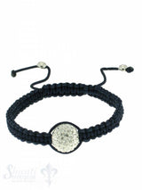 Moon Bracelet: white cristal, 17 cm 1 x Handgelenk