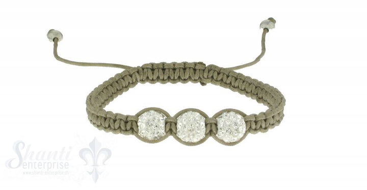 Moon Bracelet: white cristal, 17 cm 1 x Handgelenk - Shanti Enterprise AG