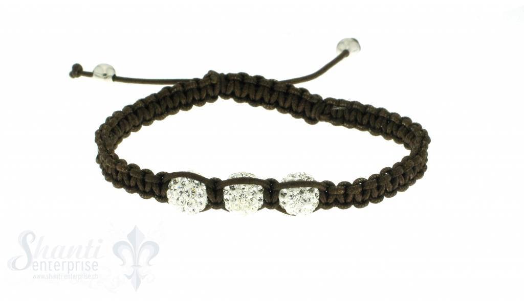 Moon Bracelet: white cristal, 17 cm 1 x Handgelenk - Shanti Enterprise AG