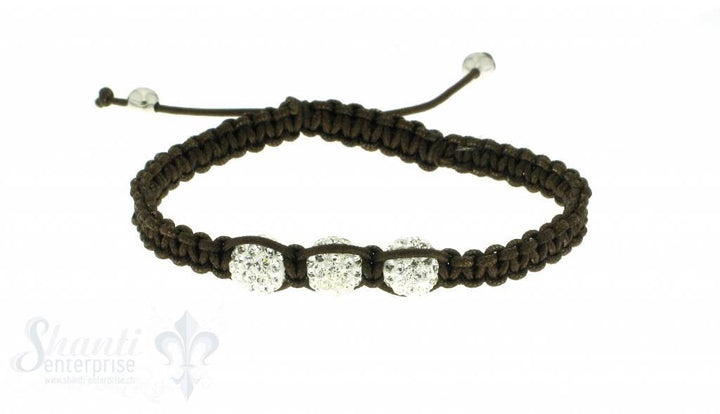 Moon Bracelet: white cristal, 17 cm 1 x Handgelenk - Shanti Enterprise AG