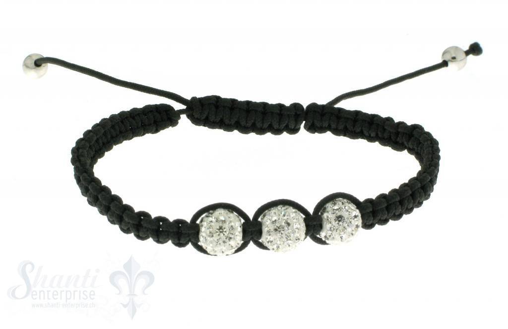 Moon Bracelet: white cristal, 17 cm 1 x Handgelenk - Shanti Enterprise AG