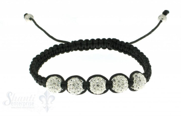 Moon Bracelet: white cristal, 17 cm 1 x Handgelenk - Shanti Enterprise AG