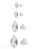 Navette Element 3- kantig abgerundet Silber 925 matt - Shanti Enterprise AG
