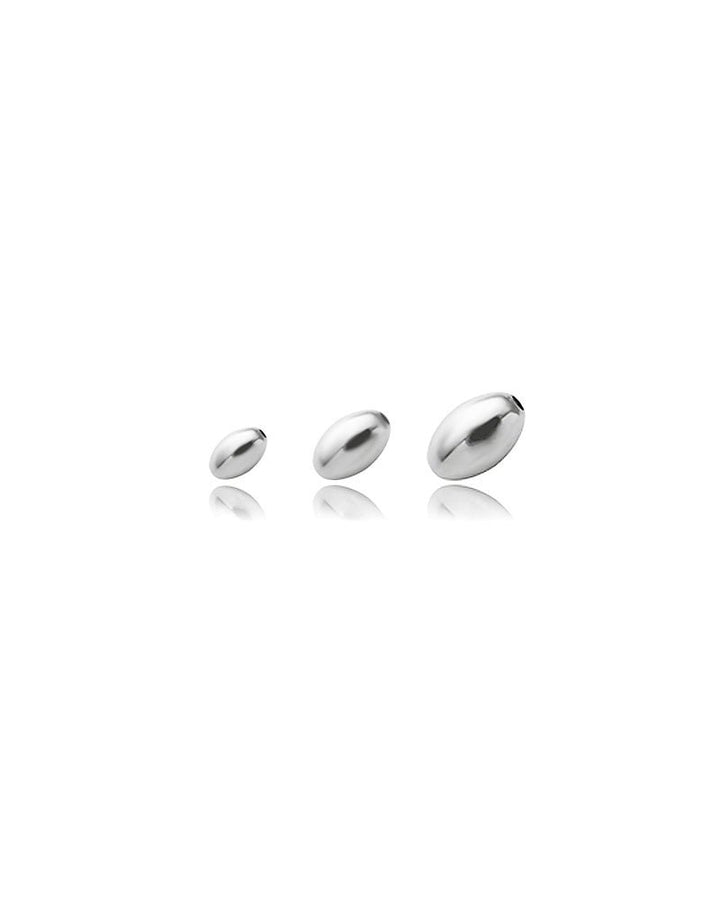 Navette Element abgerundet Loch poliert Silber 925 - Shanti Enterprise AG