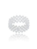 Netz Ring 9 mm breit mit Punkten verziert durchbrochen - Shanti Enterprise AG