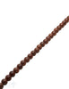 Nussbaumholz Strang asiat. braun poliert 8 mm AA (8.0-8.3 mm) - Shanti Enterprise AG