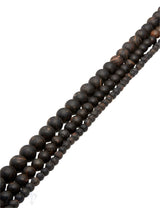 Obsidian Strang braun matt Kugeln AAA rund