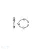 Ohrklemmen Silber geschwärzt an 3 Partien umwickel t 10 mm Pack = 1 Paar - Shanti Enterprise AG