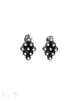 Ohrstecker Silber Rhomubs getupft reich verziert 10x14 mm - Shanti Enterprise AG