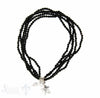 Onyx-Armband facett.2 mm 5-teilig mit Si- Charms 17 cm - Shanti Enterprise AG