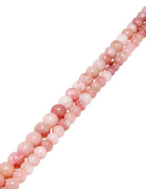 Opal Strang Natur dunkel-rosa poliert Kugeln