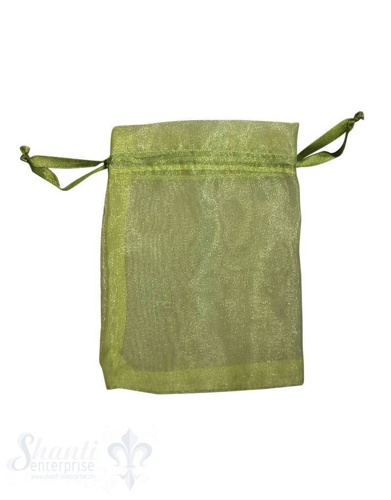 Organza- Säckli, 25 Stk., apfelgrün - Shanti Enterprise AG