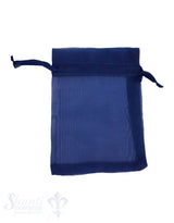 Organza- Säckli, 25 Stk., dunkelblau