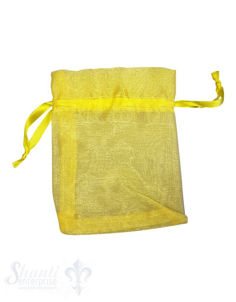 Organza- Säckli, 25 Stk., gelb - Shanti Enterprise AG