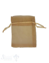 Organza- Säckli, 25 Stk., gold