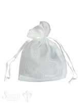 Organza- Säckli, 25 Stk., hellsilber