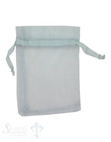Organza- Säckli, 25 Stk., pastelltürkis
