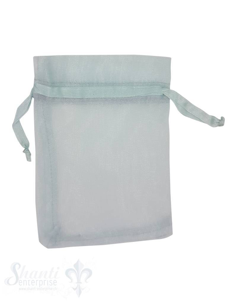 Organza- Säckli, 25 Stk., pastelltürkis - Shanti Enterprise AG