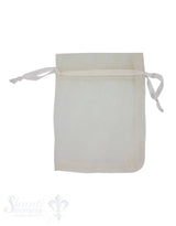 Organza- Säckli, 25 Stk., weiss