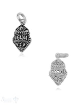 Orientalischer Anhänger 20x13 mm Silber verziert z.T. gelocht (Aladinlampe) mit Öse