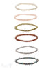 Perlen Armband 5-6 mm potatoes auf Elastik 19 cm - Shanti Enterprise AG