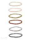 Perlen Armband 5-6 mm potatoes auf Elastik 19 cm - Shanti Enterprise AG