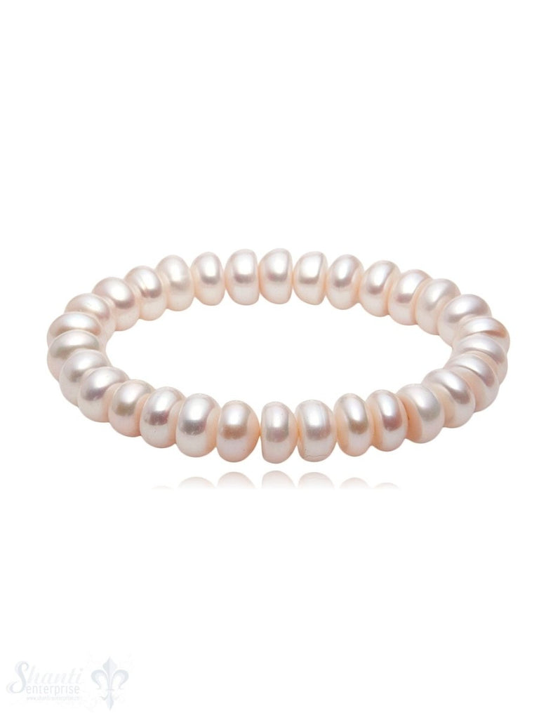 Perlen Armband button 19 cm auf Elastik 9-10 mm - Shanti Enterprise AG