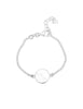 Plaquetten Armkette zum Gravieren Ankerkette Grössenverstellbar mit Karabiner Silber 925 - Shanti Enterprise AG