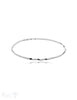 polierter & gedrehter Armreif rund 2 mm breit Silber Gr. 68 mm - Shanti Enterprise AG