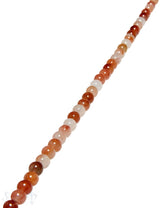 Quarz Strang zimt multicolor poliert Kugeln 6 mm AA (rund 5,9-6,1 mm)